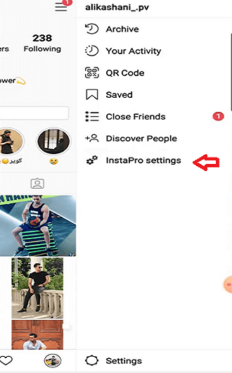 تنظیم دیدن استوری دیگران بدون سین خوردن با اینستاگرام پرو