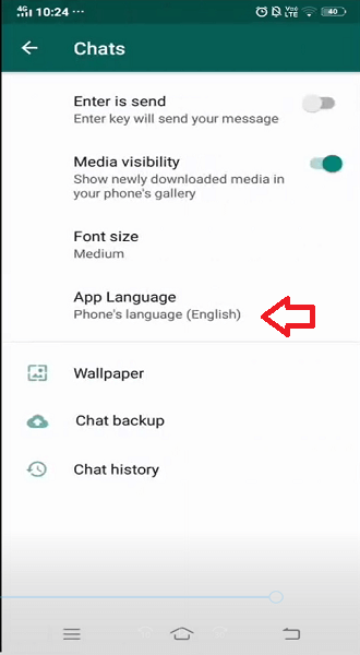 روش تغییر زبان واتس اپ در گوشی های اندروید و آیفون