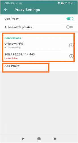 راه اندازی پروکسی تلگرام در نسخه اندروید